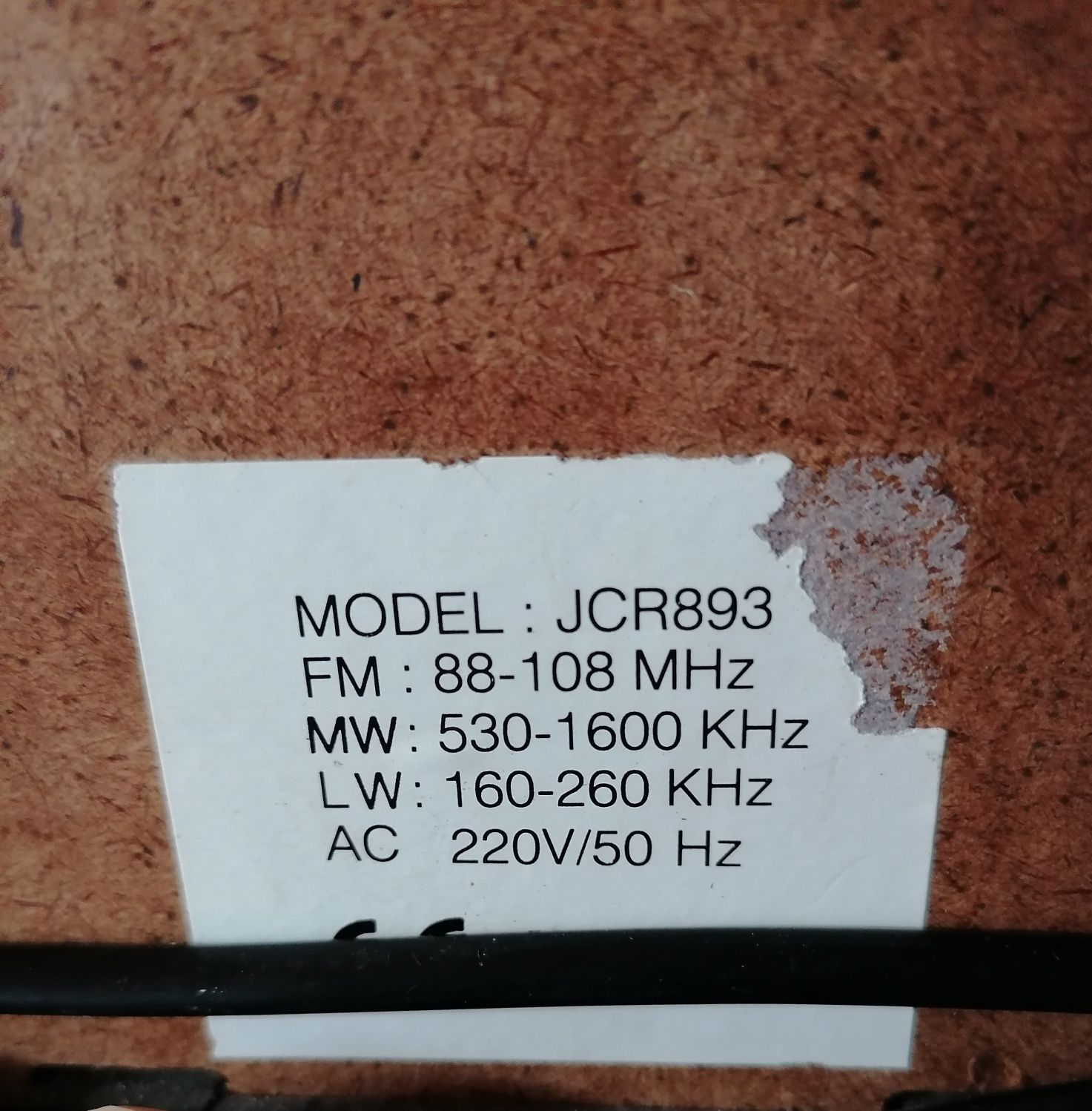 Aparelhagem COSMEL Model JCR893