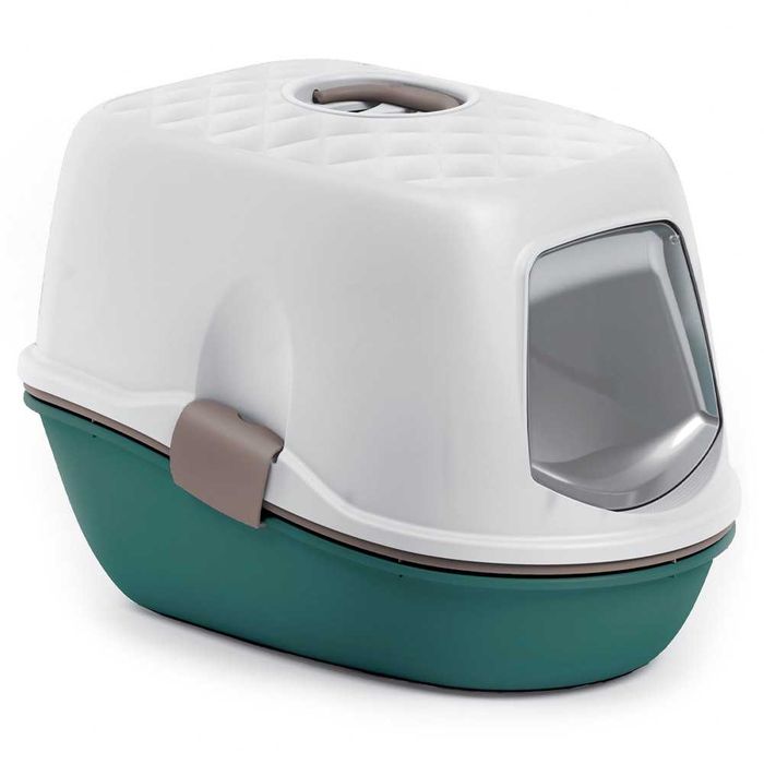 WC Furba Top Chic para gatos – Cor do Produto: Verde seco