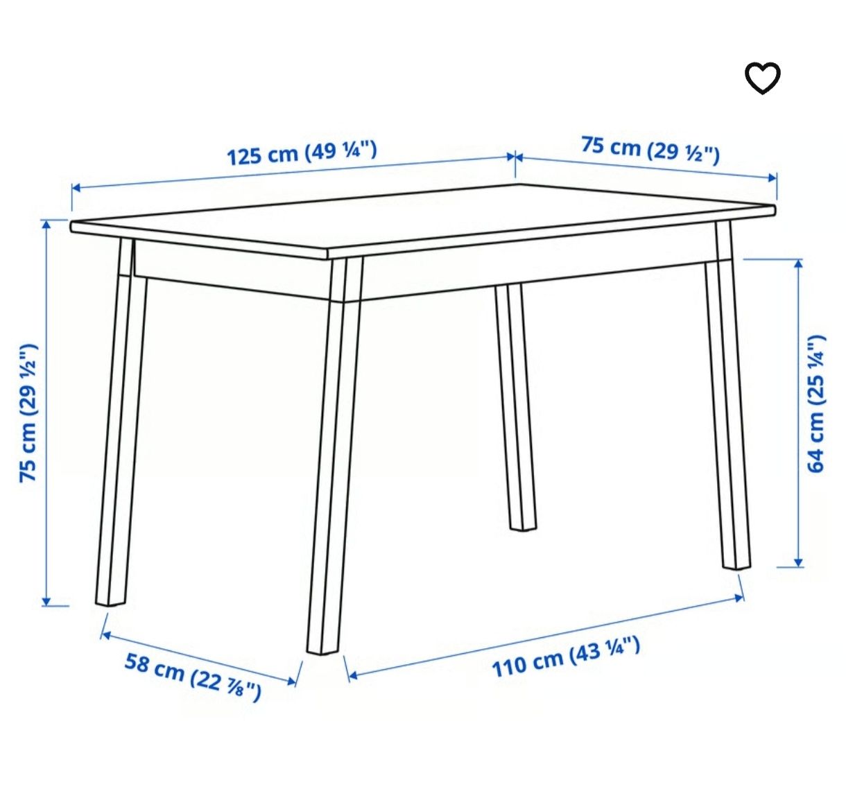 Mesa Jantar 4 lugares