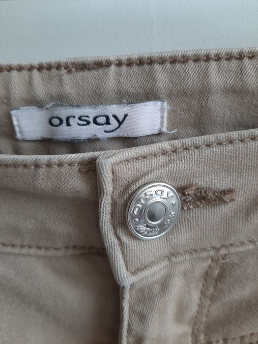 Beżowe spodnie Orsay XS