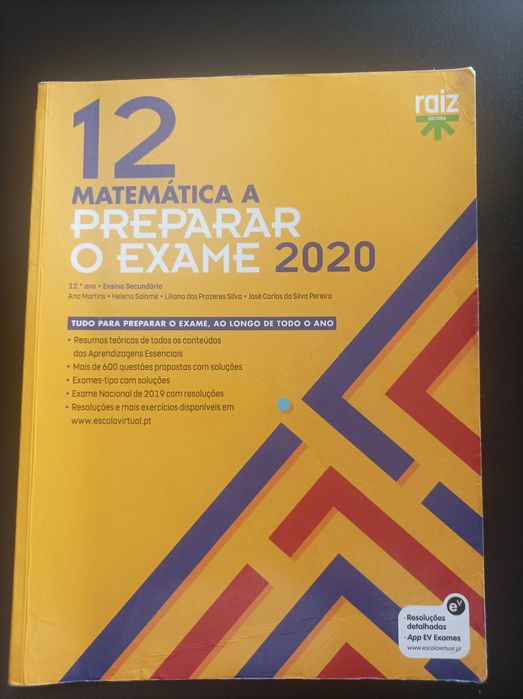 Preparar o Exame 2020 Matemática A