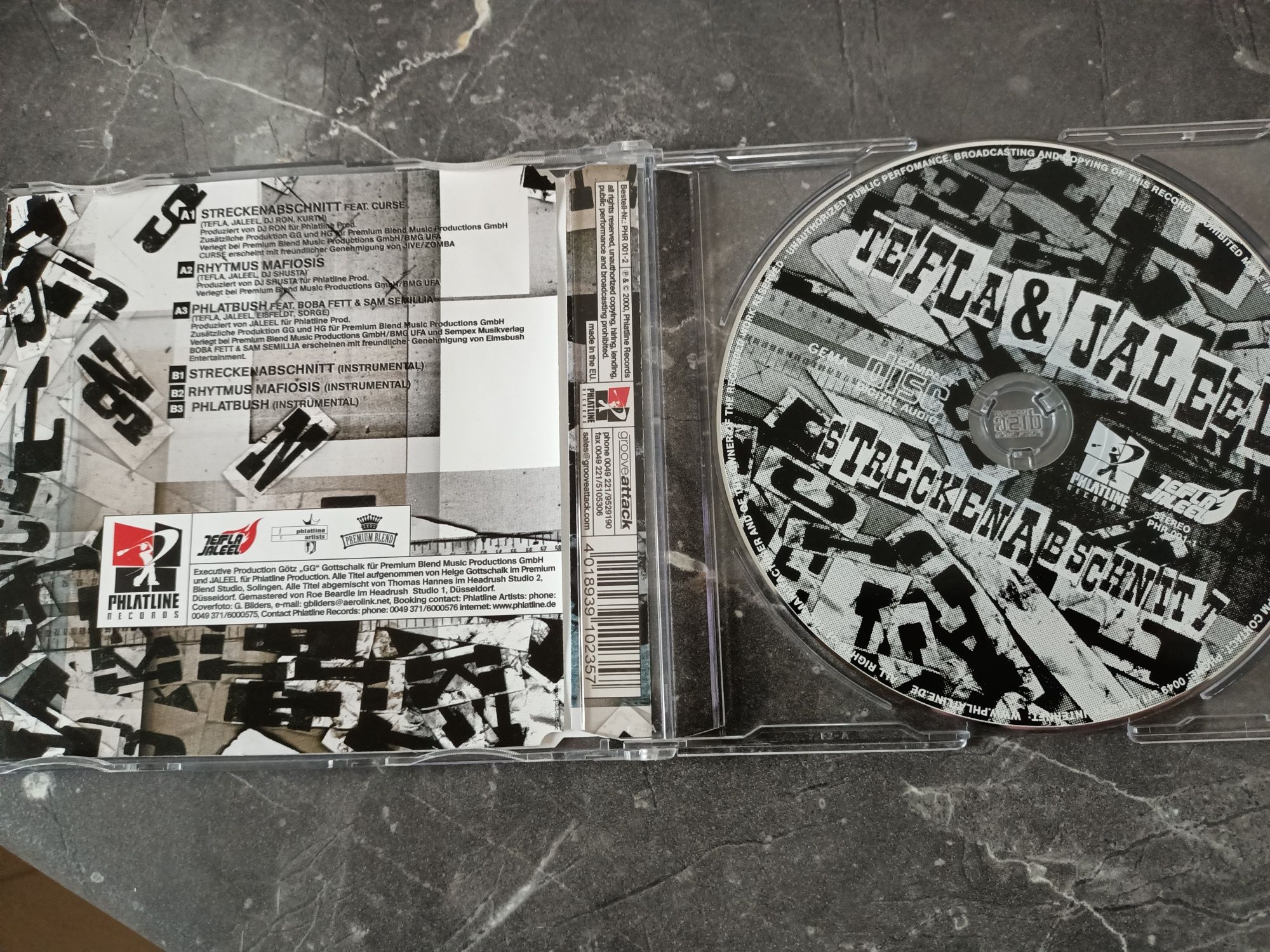 Tefla & Jaleel - Streckenabschnitt (CD, Maxi)(hh)(vg+)