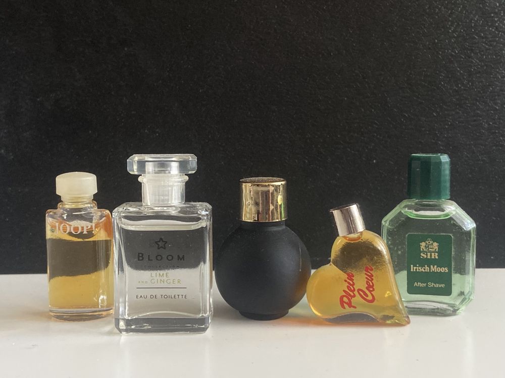 Zestaw miniaturki perfum, Joop, Bloom, Diana de Silva, Plein, 5szuk