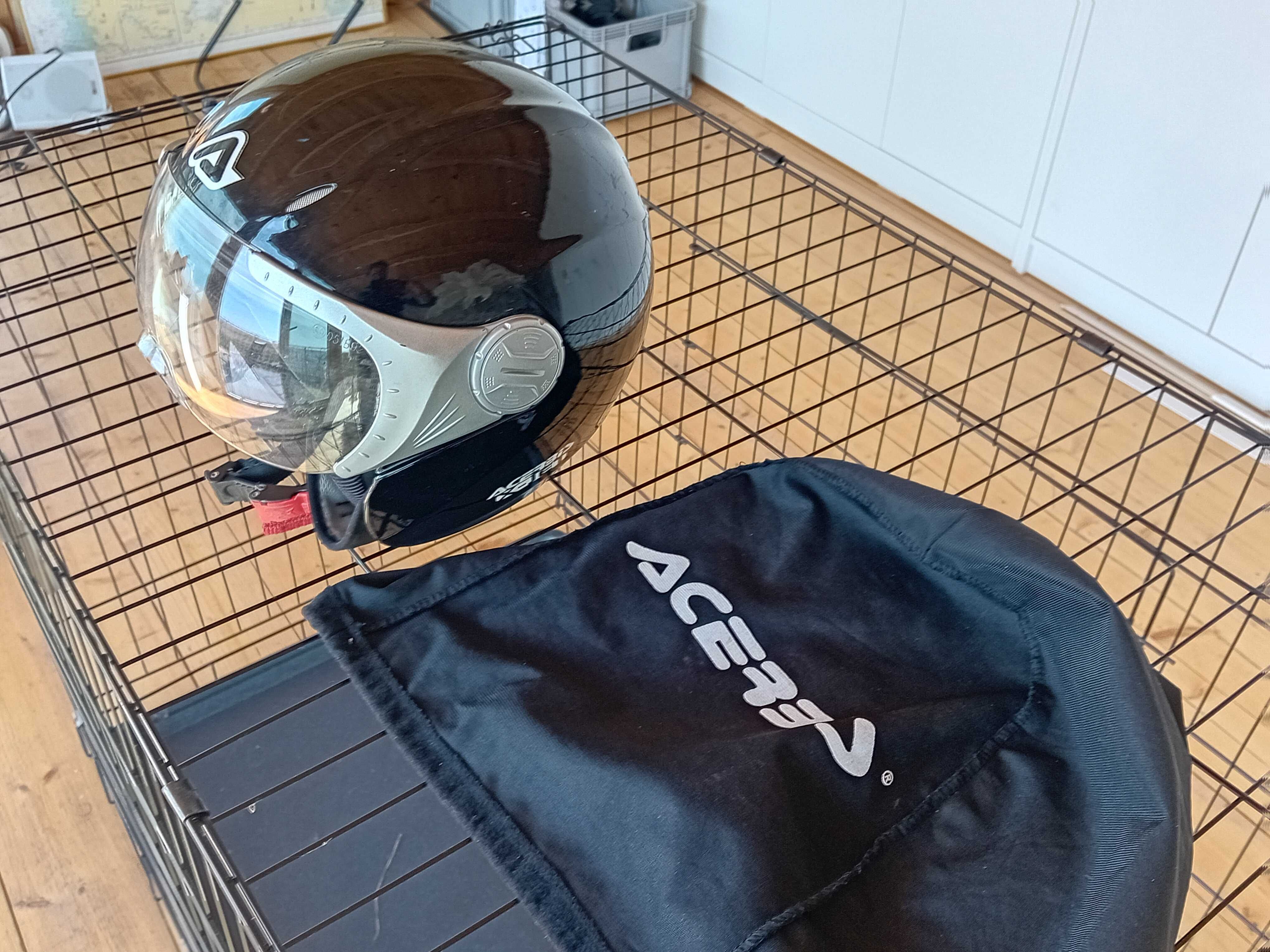 kask arcerbis motorower czarny jakość