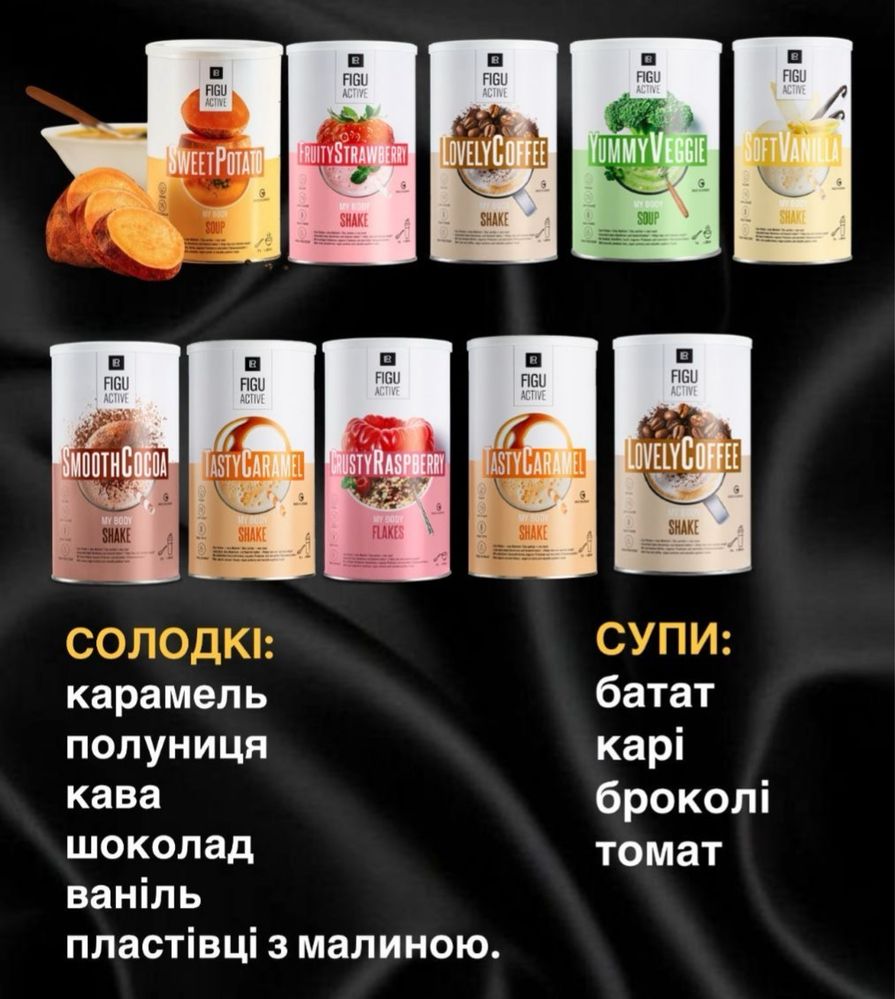 LR Figu Active Протеїнові Коктейлi  в асортименті