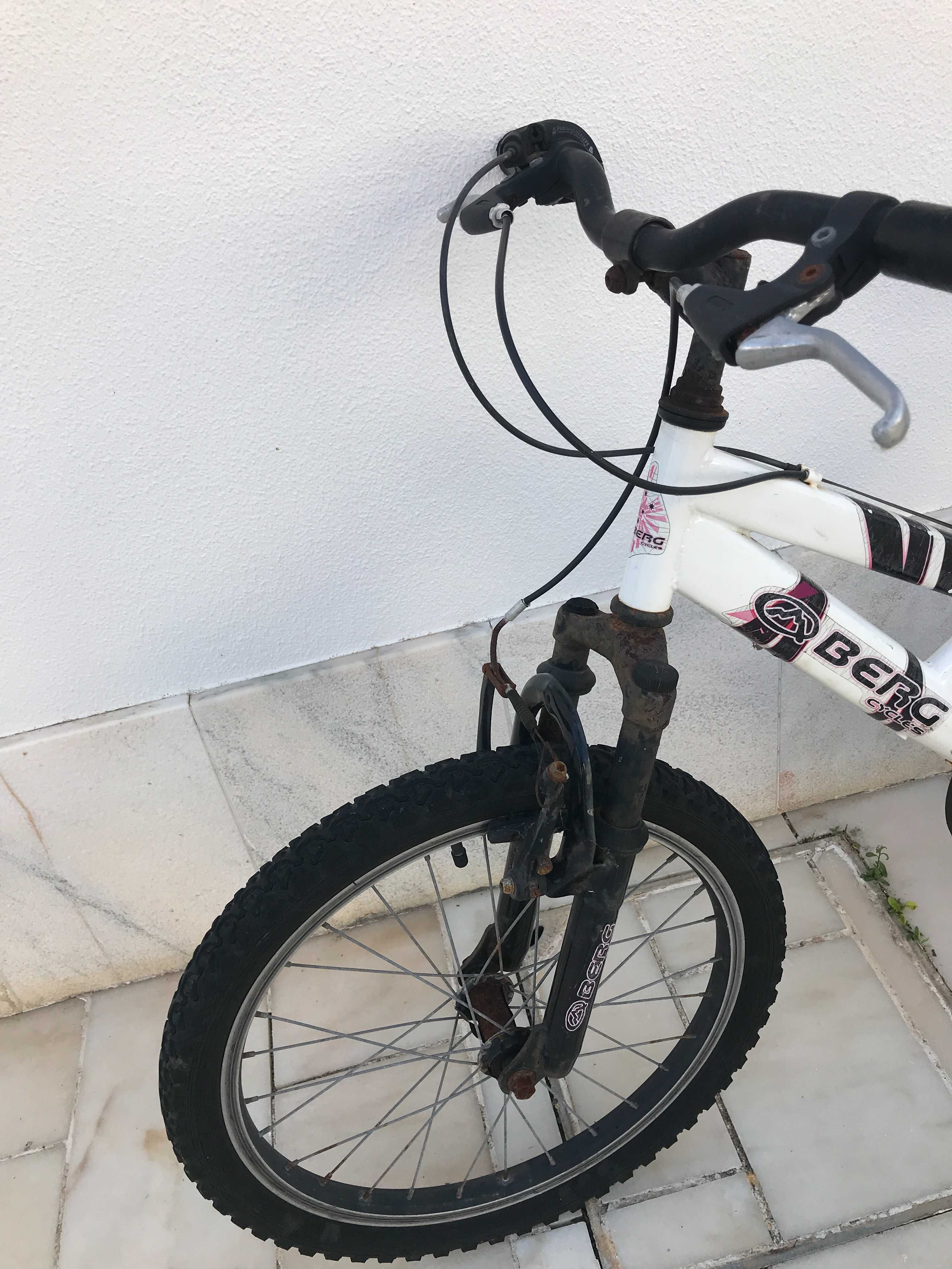 Bicicleta criança com amortecedores