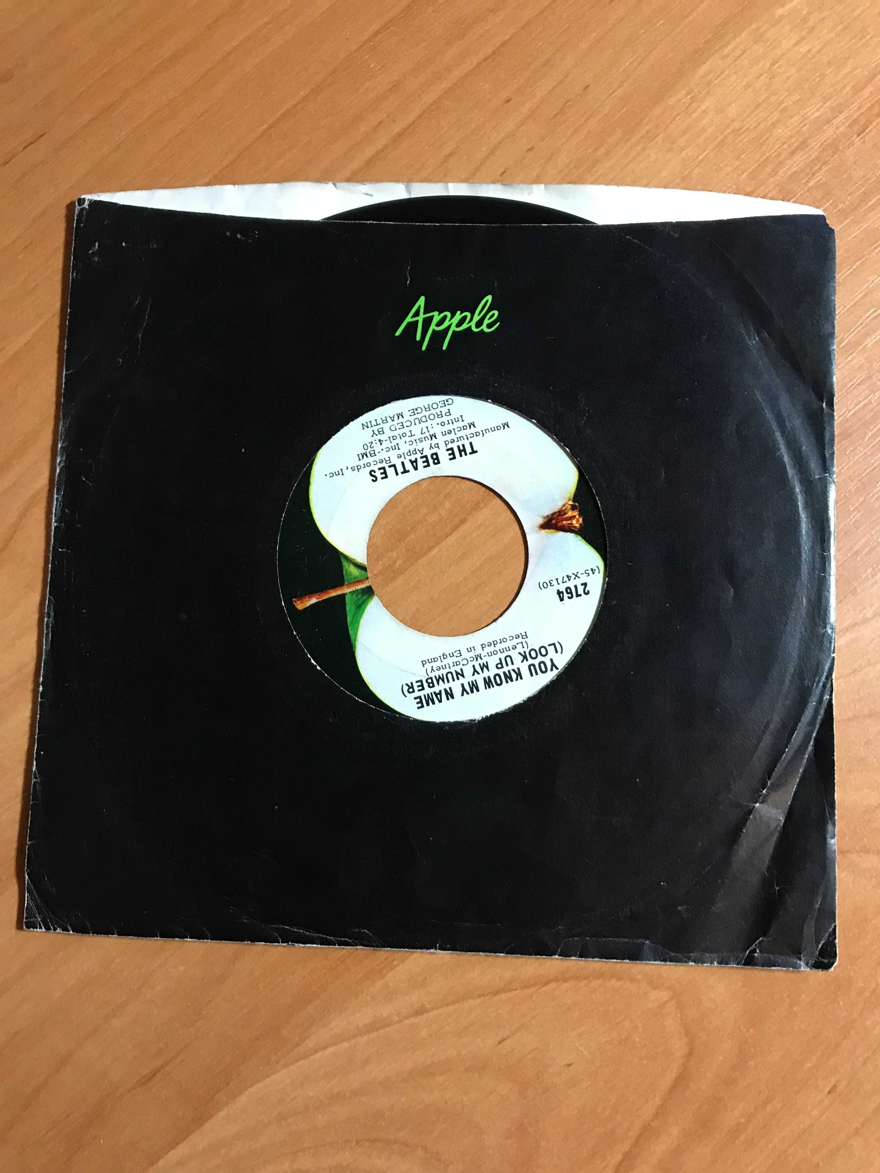 The Beatles Let it be You know my name 1970 apple winyl Płyta winylowa