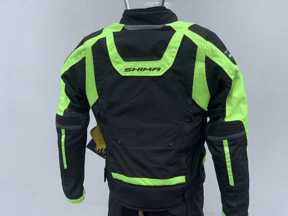 Kurtka motocyklowa Shima Combat rozmiar L Nowa, Fluo, 3 warstwowa!