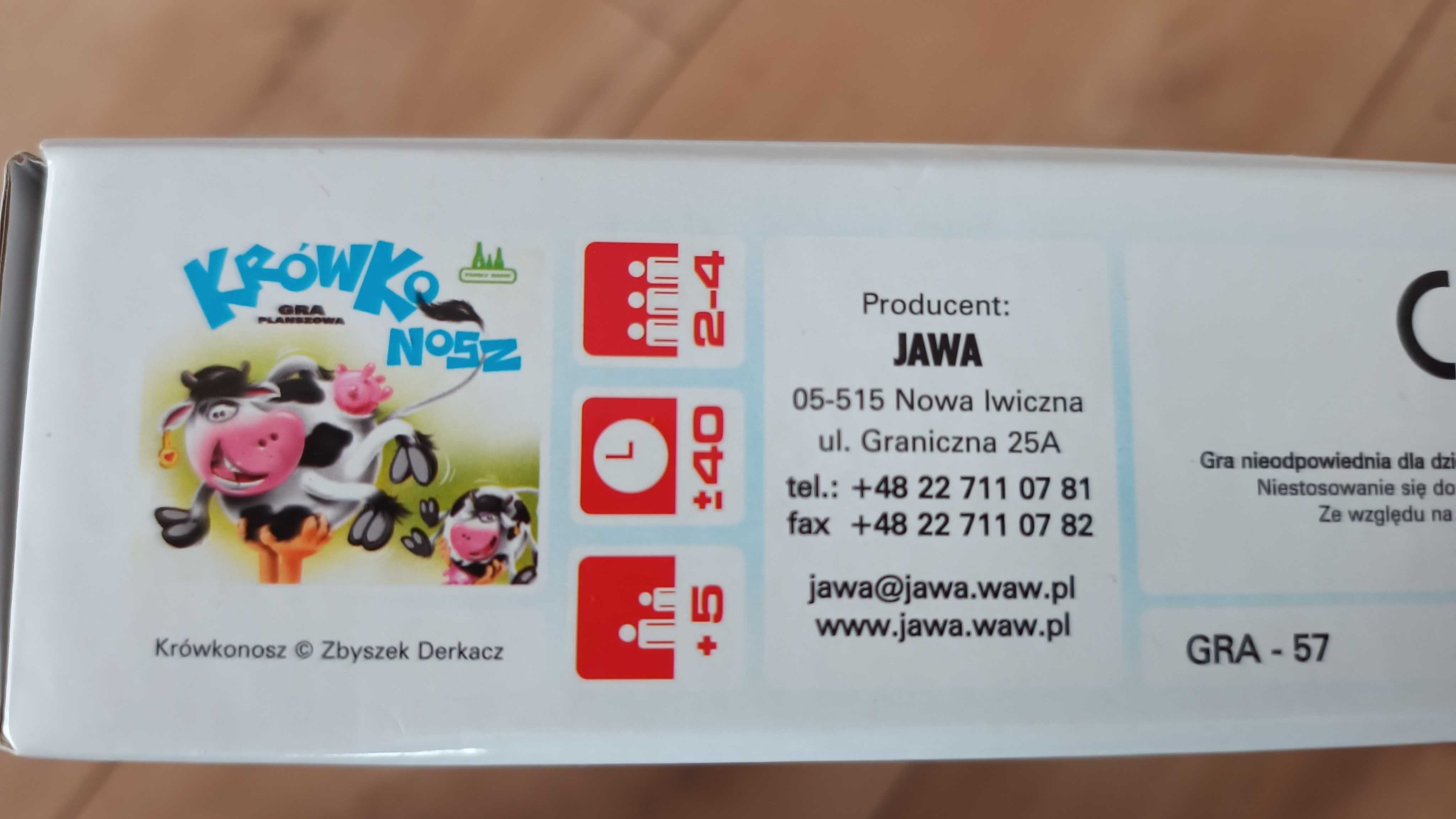 Krówkonosz, gra planszowa, Jawa