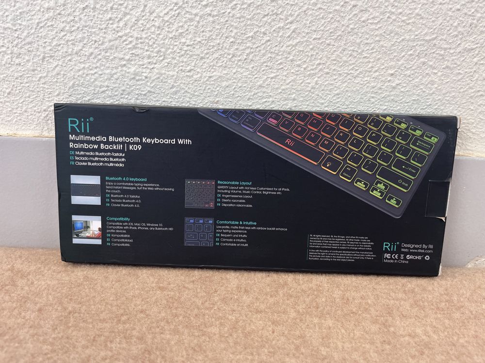 Teclado Bluetooth RGB