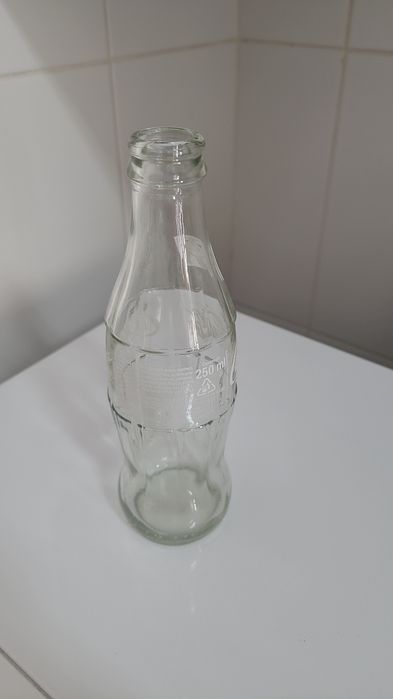 Garrafas antigas de Coca-Cola pirogravadas 250ml