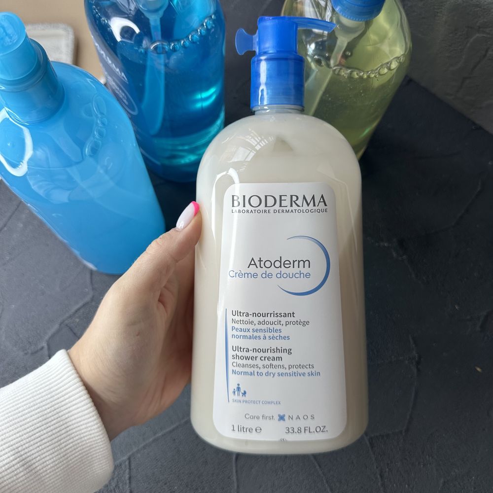 Bioderma гелі для купання