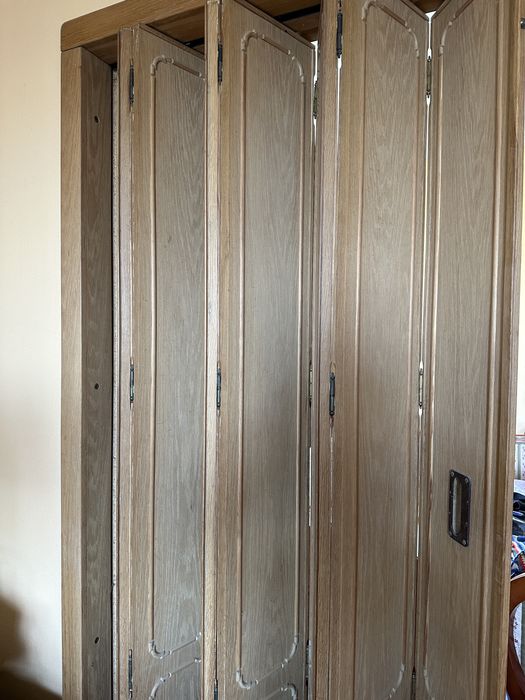 Drzwi harmonijkowe skladane 352 na 200 drewno