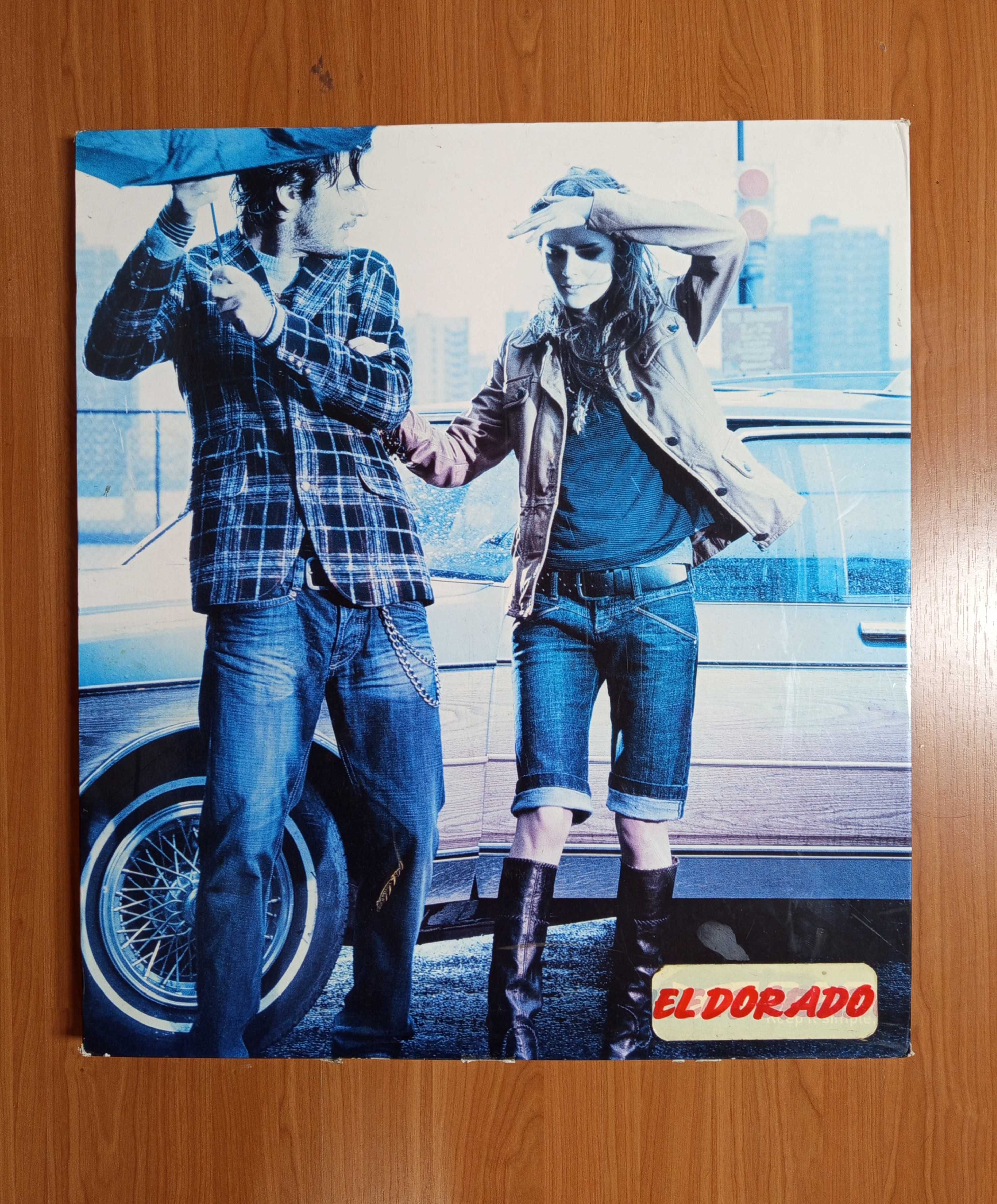 Cartaz EL DORADO poster publicitário vintage anos 80 Séc XX