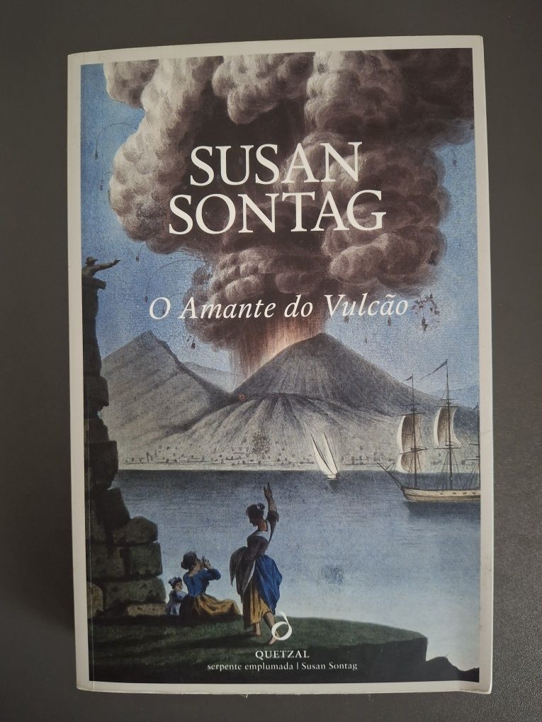 Livro "O Amante do Vulcão"