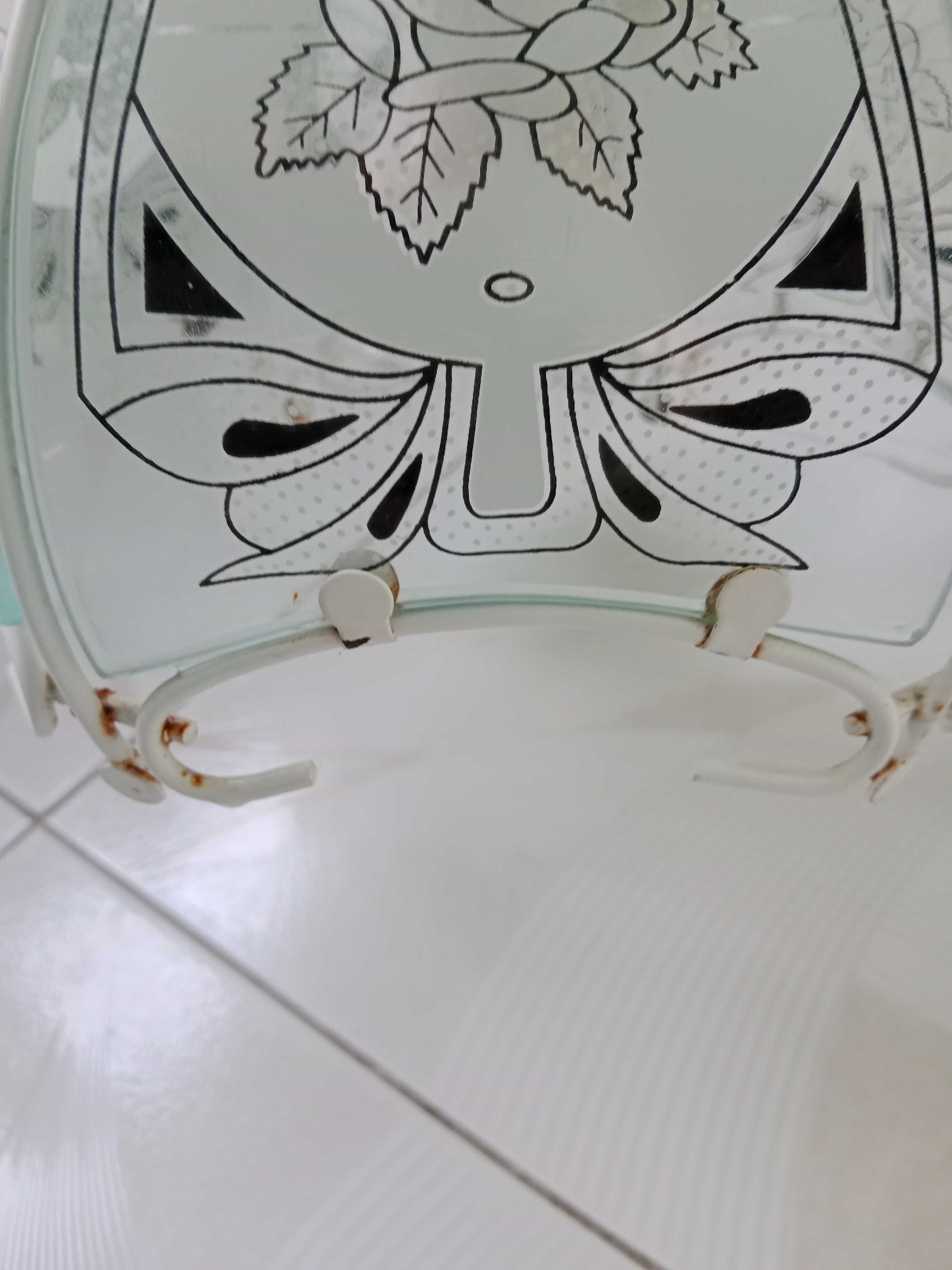 Lampa wisząca ze szkła do kuchni,na działkę