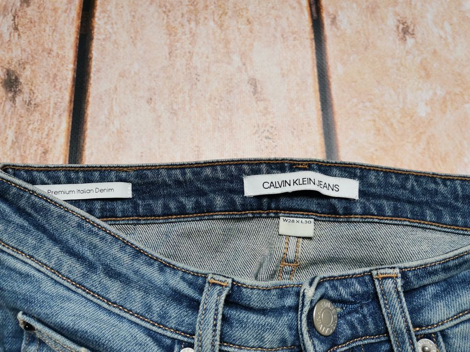 Spodnie jeansy Calvin Klein