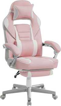 Krzesło biurowe pastelowy róż
