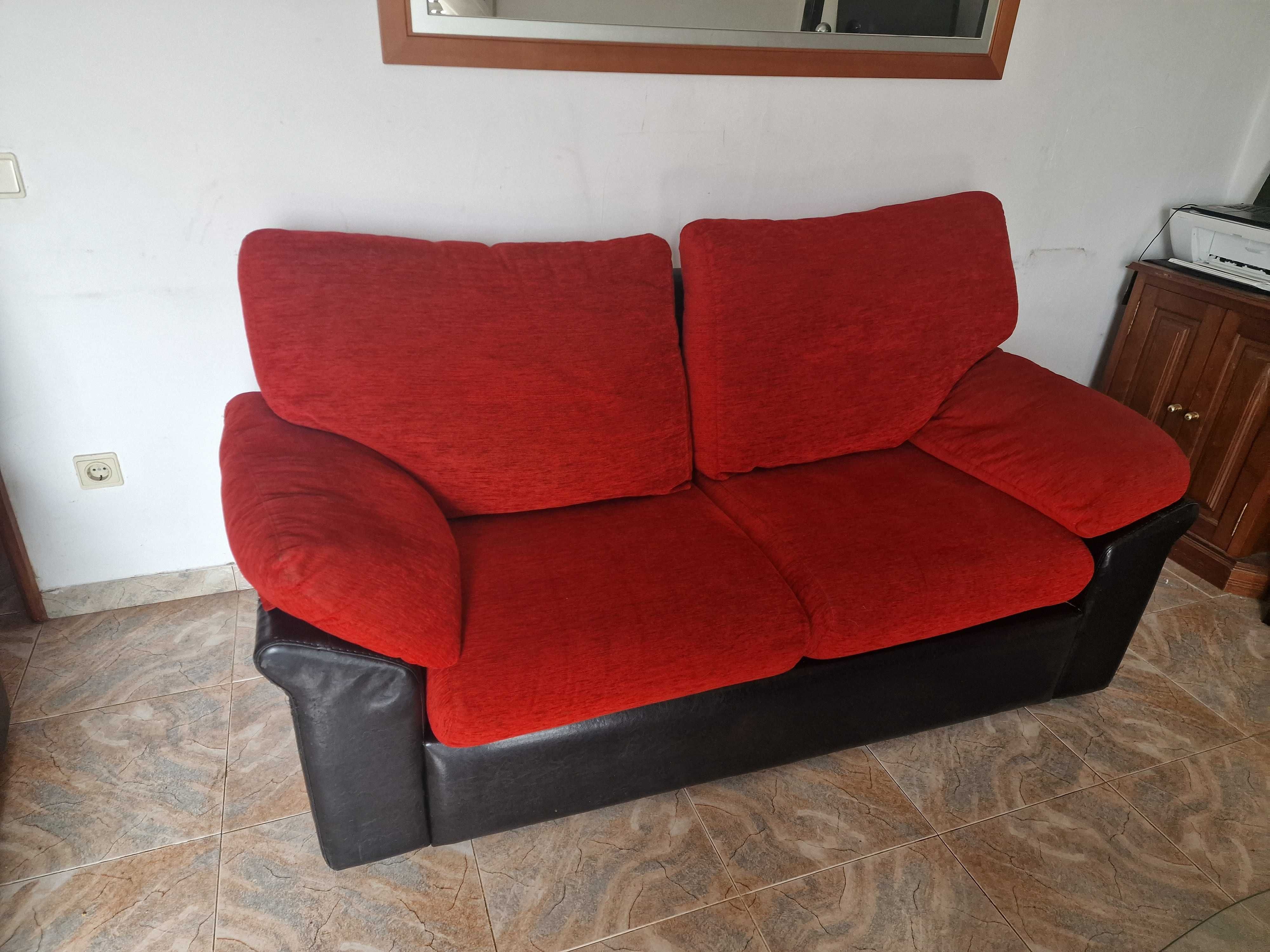 Conjunto de 3 sofas com sofa cama