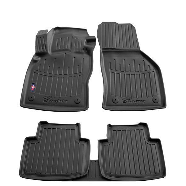 Гумові 3D коврики в салон Шкода Kodiaq/ Octavia/ Rapid/ Superb/ Yeti