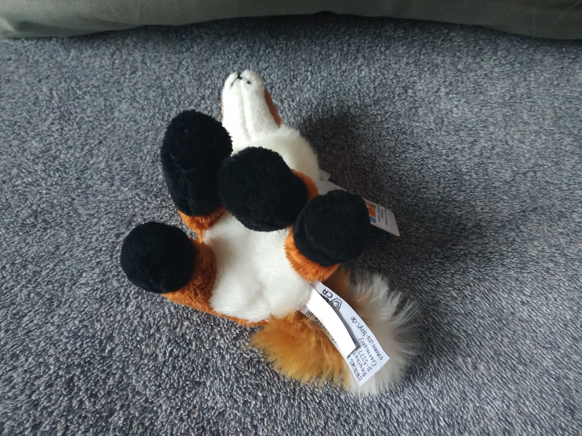 Maskotka Uni-Toys Pluszowy Lis Siedzący 13 cm z Metkami