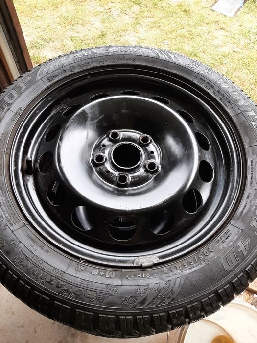 Koła 16 cali vw, audi  5x112 otwór centrujący 57.1  opony zima  dannlo