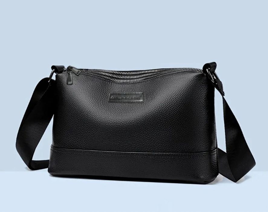 Шкіряна сумка через плече