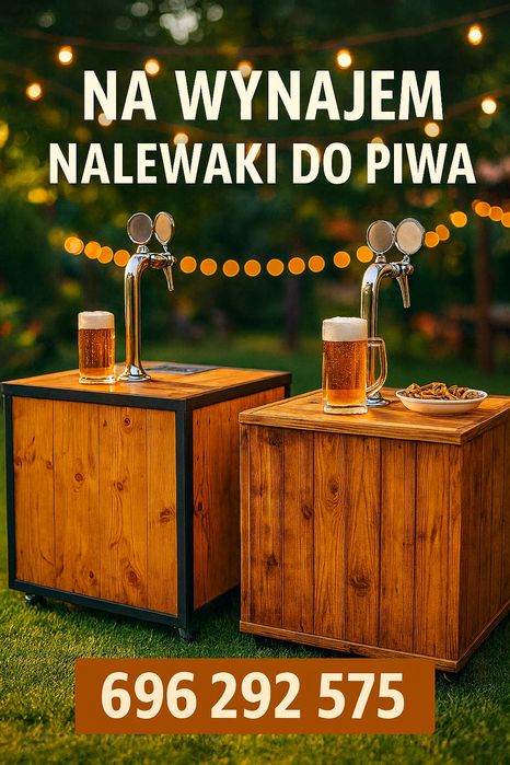 Nalewak pipa rollbar do piwa wynajem namioty stoły ławki lodówka chłod