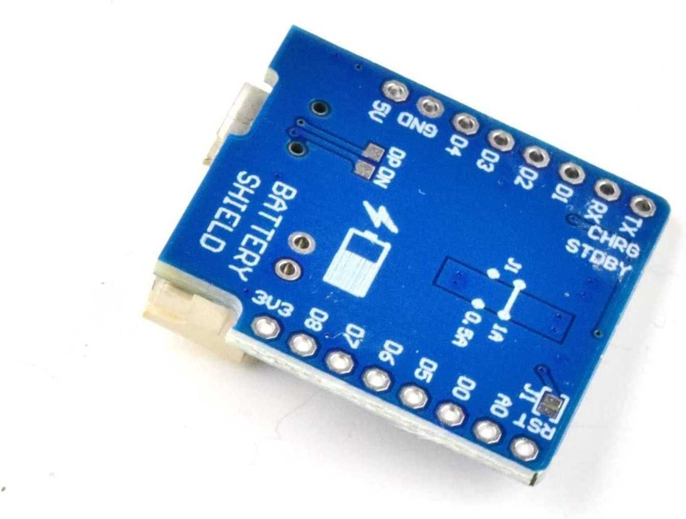 Battery Shield V1.1.0 WeMos D1 mini (Зарядний акумуляторний модуль)