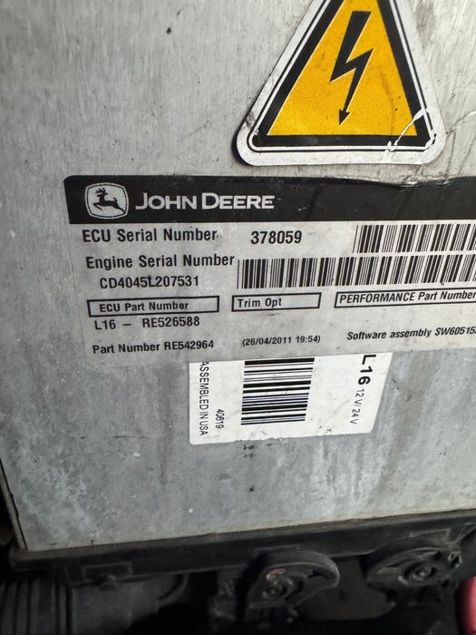 Agregat prądotwórczy SDMO R90C3|90 kVA|John Deere|2011|stan bdb