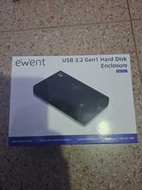 Caixa Externa Ewent  Discos HDD e SSD 2.5 Sata  USB 3.2