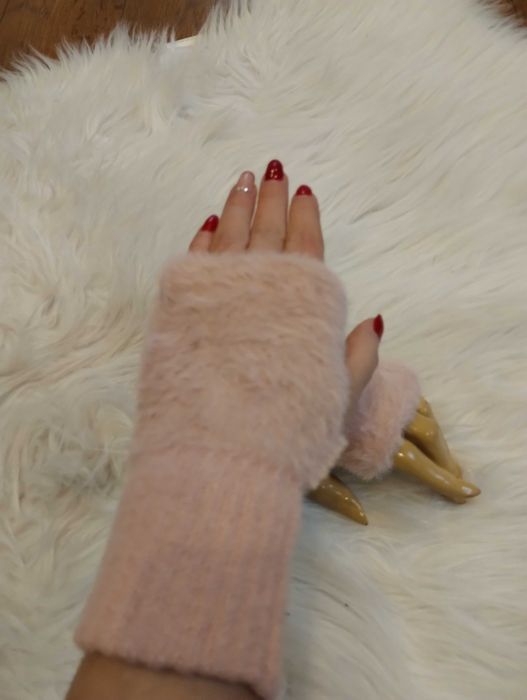 Hit musthave!Rękawiczki futerkowe bez palców