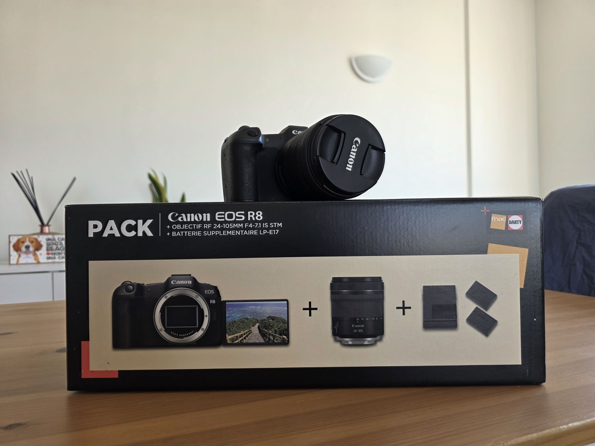 Canon R8 com a objetiva Canon RF 24-105