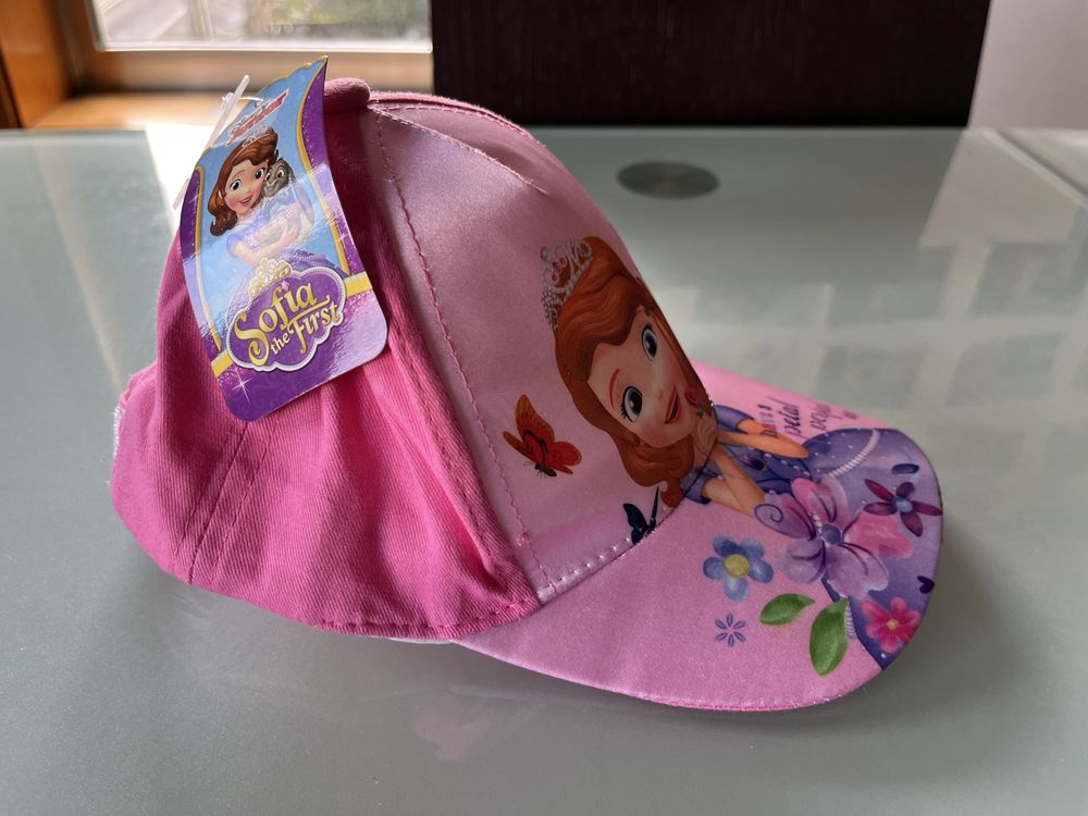 Boné Chapéu Frozen Sofia Rosa Novo