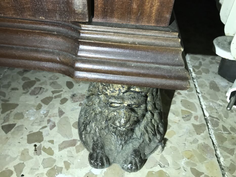 Aparador SPORTING / Colchão ortopédico cama de casal 183x138 Ortomag