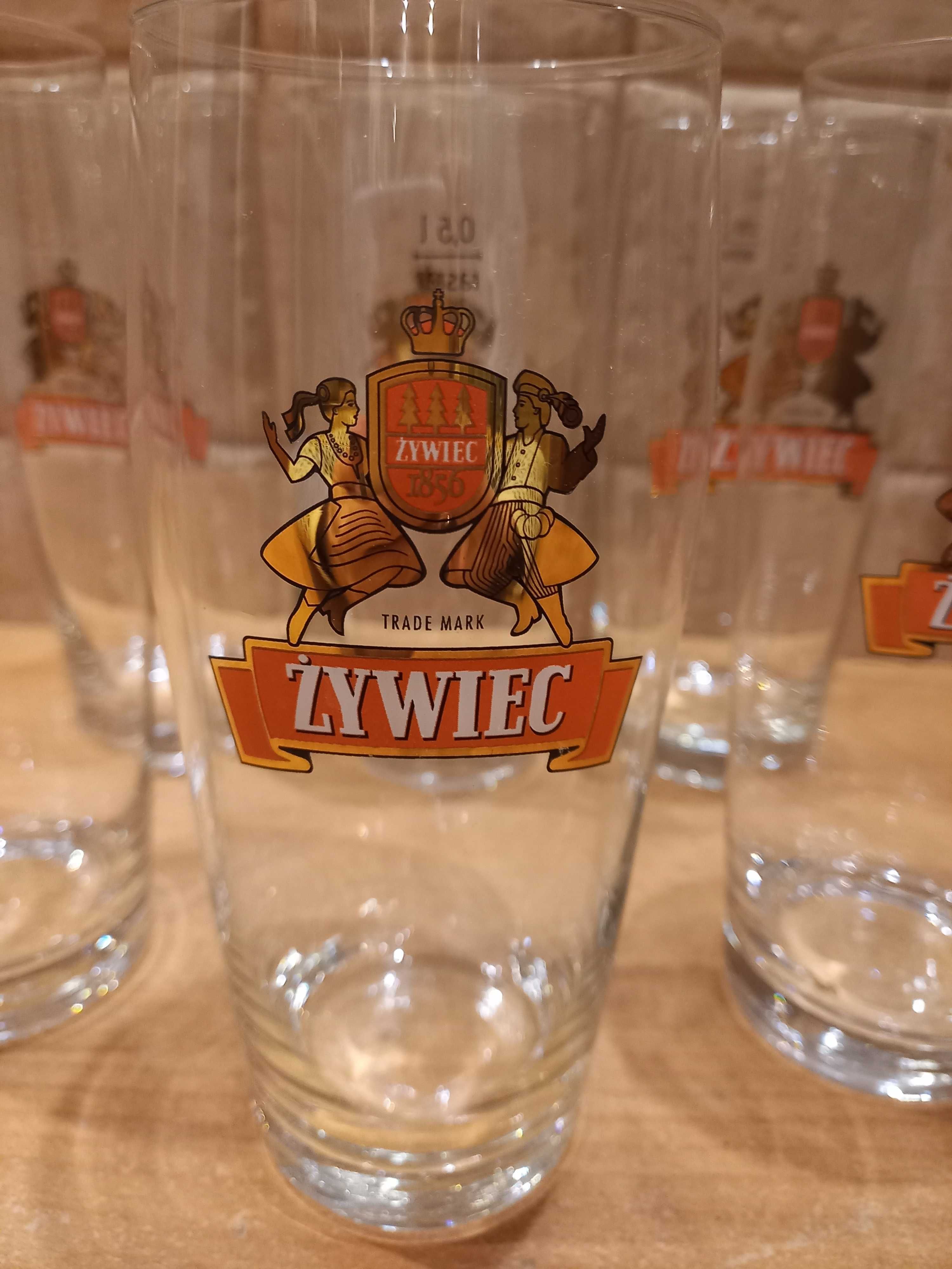 szklanki do piwa Żywiec