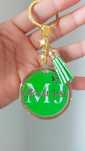 Chaveiro com borla / nome e inicial / presente perfeito