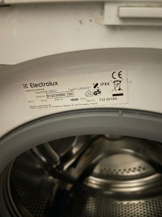 Pralka Electrolux EWS1266CI