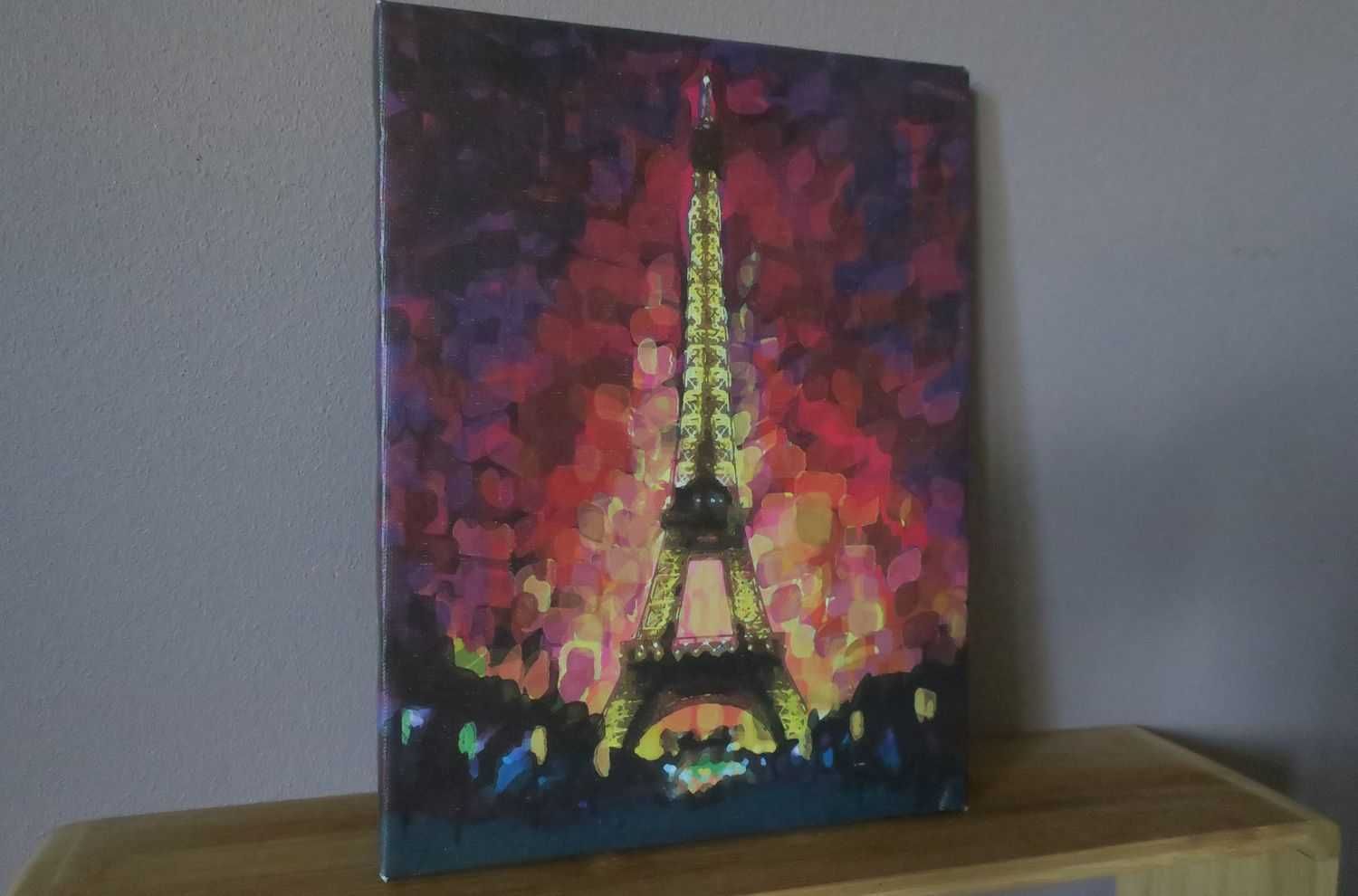 Obrazek wieża Eiffla Paryż obraz wieża Eiffla