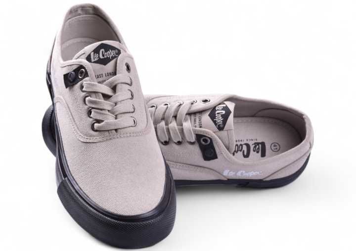 Buty Męskie Sportowe Lee Cooper Klasyczne Trampki beżowe -2149 r.41