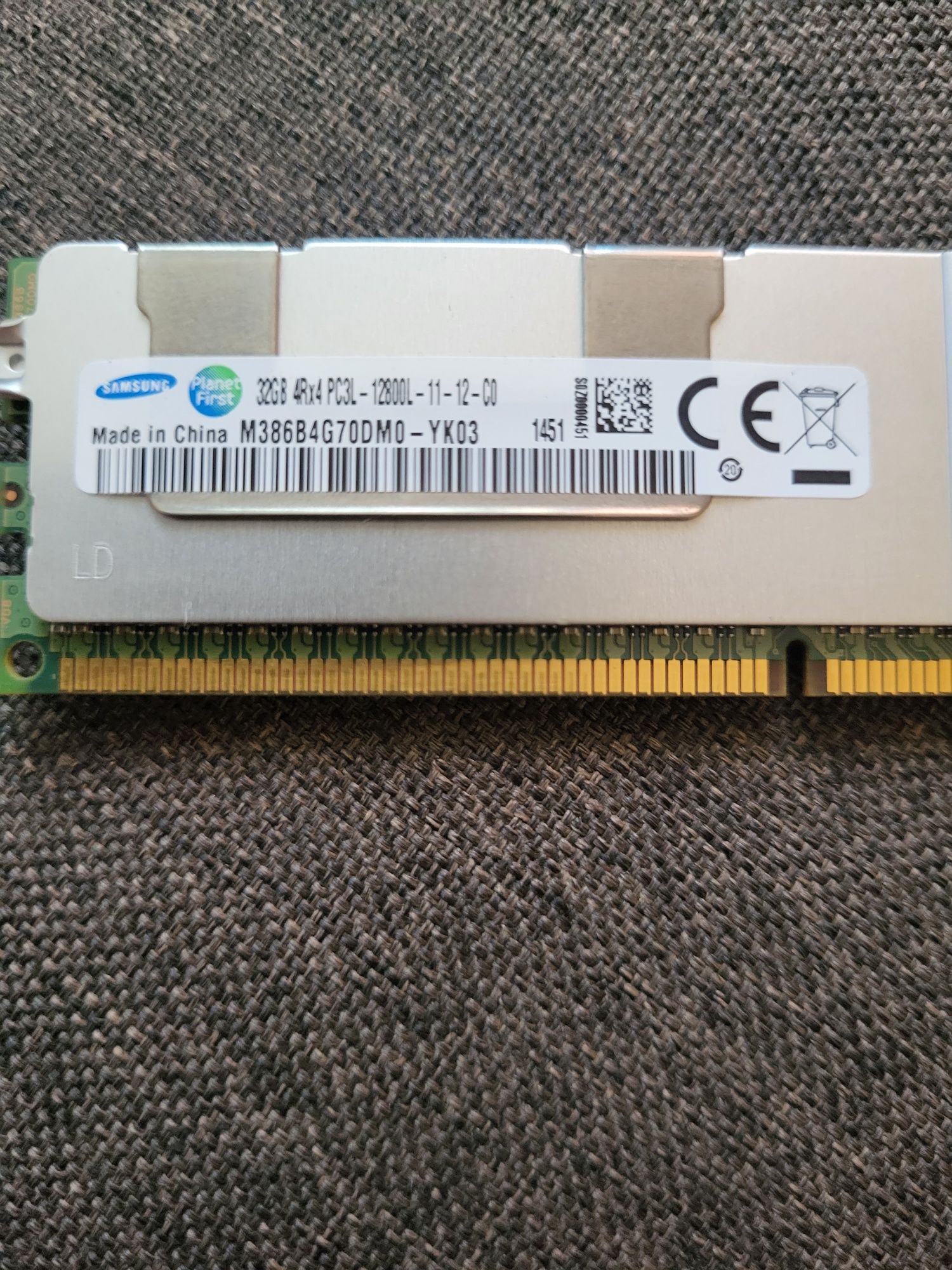 Pamięć RAM 32GB  DDR3  1600 SAMSUNG PC3L