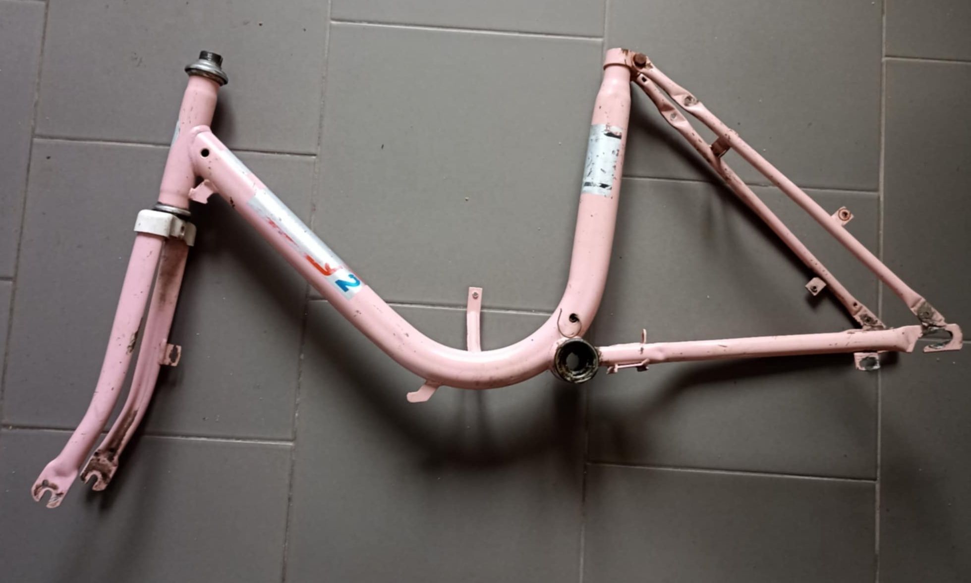 Rama rower flaming PRL Romet fsm wigry