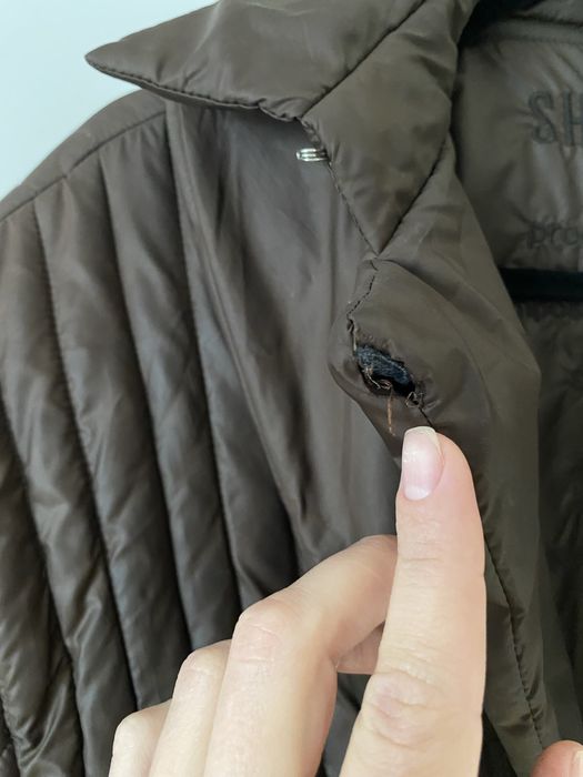 Пальто-пуховик  з подвійним комірцем shypelyk Шипелик