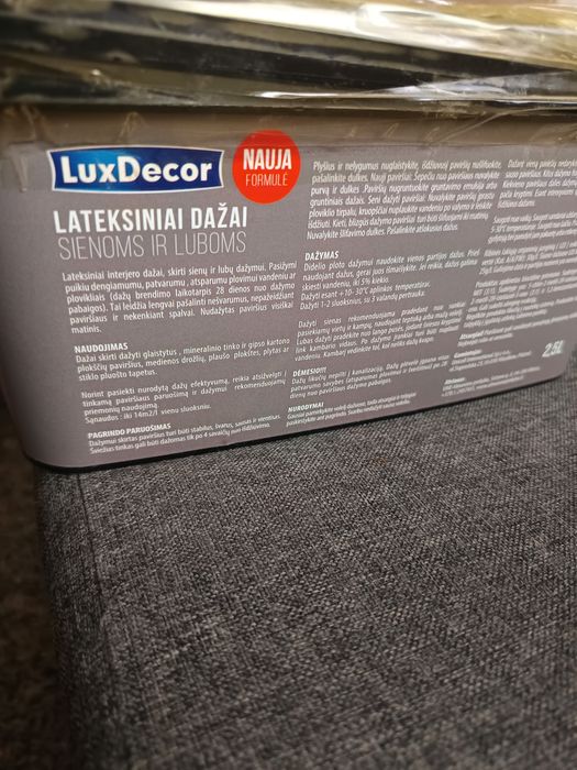 Farba lateksowa luxdecor nowa