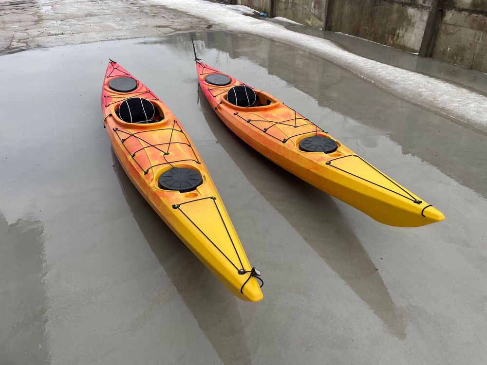 Kajak jedynka Tahe Fit147/ Ormen Zegul Kayaks- bez RS, HDPE, morski