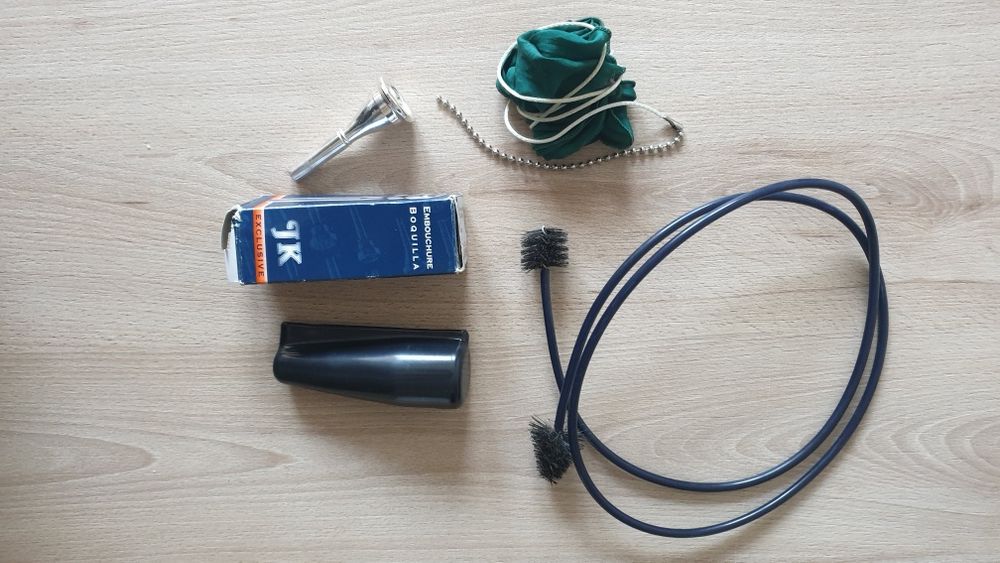 Jk Exclusive W2EM ustnik do waltorni etui wycior szmatka zestaw