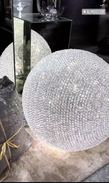 Nowa lampa wisząca  kryształ kula   Almi Decor   2600zł