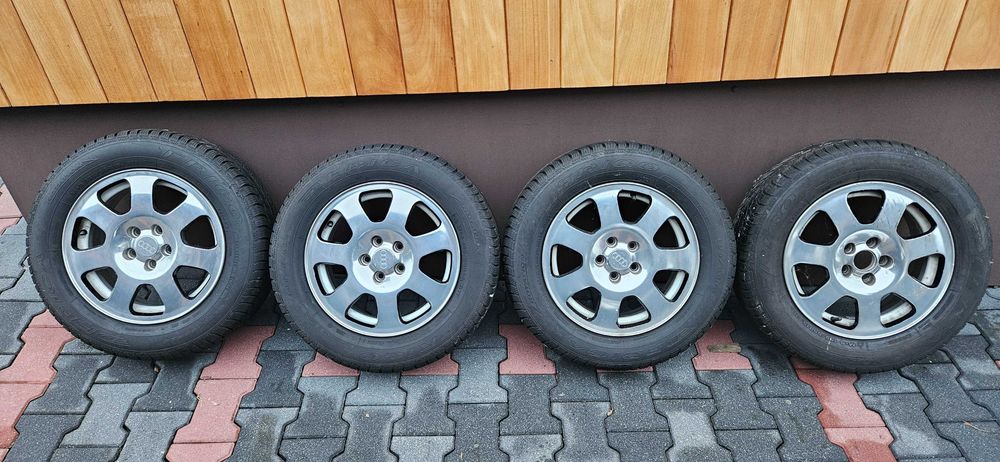 4 Koła z oponami zimowymi na alu felgach 195/65 R15