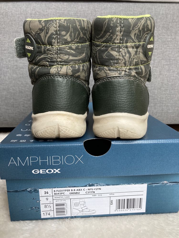 Śniegowce Geox Amphibiox Flexyper 26 dł wk 17,4cm