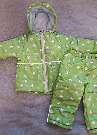 Зимовий комбінезон на флісі 92 р 1-2 роки